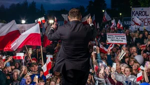 Miniatura: Nawrocki świętuje rocznicę wyboru na...