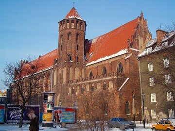 Gdańsk,  kości&oacute;ł klasztorny dominikan&oacute;w, obecnie rzymskokatolicki parafialny p.w. św. Mikołaja (Bazylika mniejsza)