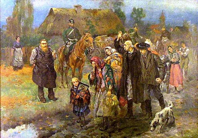 Rugi pruskie (mal. Konstanty G&oacute;rski, 1915)