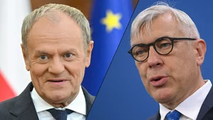 Miniatura: "Nie jest świętą krową". Tusk o Giertychu:...