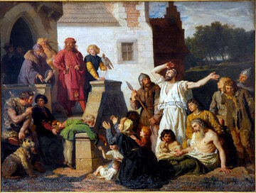 Wojciech Gerson, Przyjęcie Żyd&oacute;w