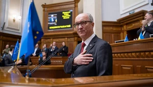 Miniatura: Banderowskie flagi w Radzie Najwyższej...