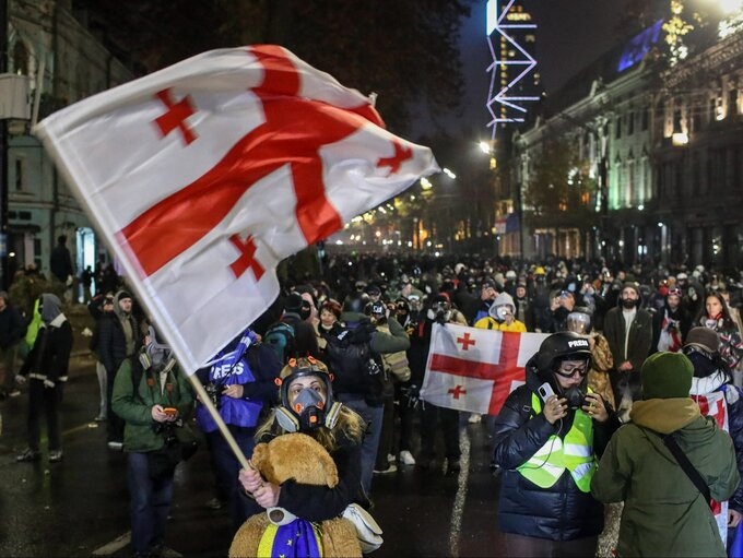 Protesty w&nbsp;Gruzji