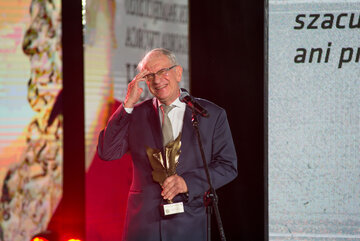 Prof. Wojciech Roszkowski na gali Strażnik Pamięci 