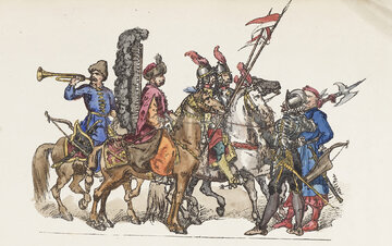 Jan Matejko, Ubiory w&nbsp;Polsce. Rycerstwo 1588-1632