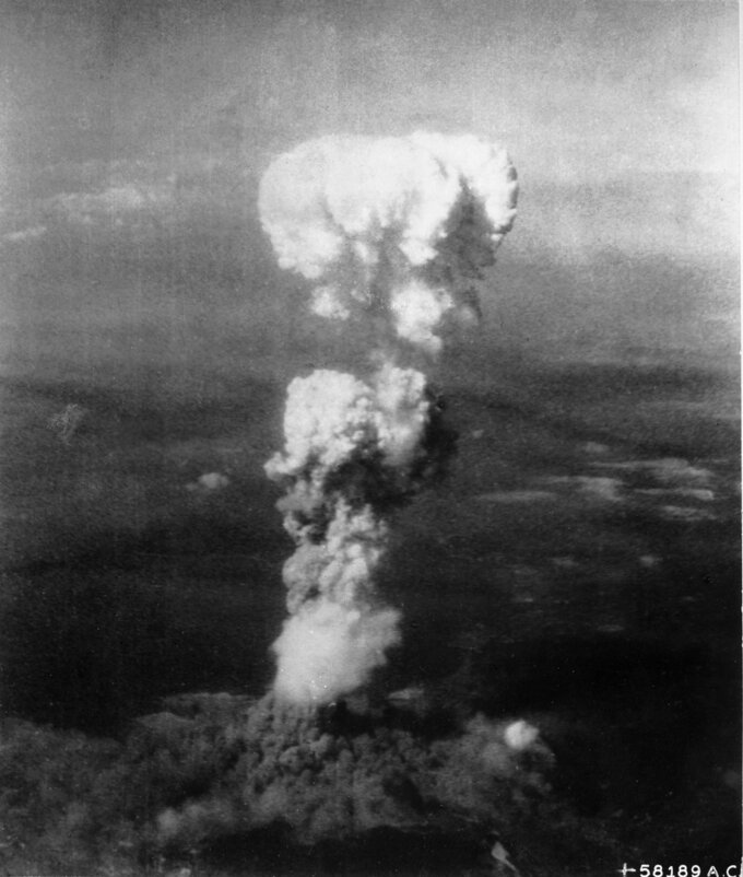 Nuclear explosion over Hiroshima