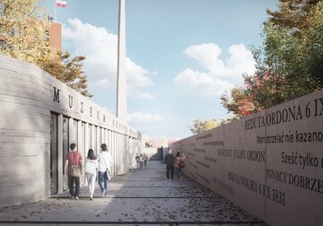 Wizualizacja upamiętnienia walk o&nbsp;Redutę Ordona