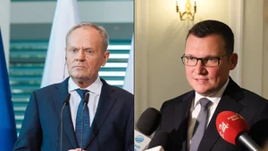 Miniatura: Tusk uderza w Nawrockiego. Szefernaker...