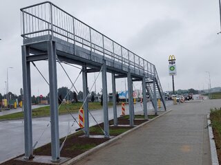 Rampa do odśnieżania pojazdów na MOP Widoma Zachód w ciągu S7 (woj. małopolskie)