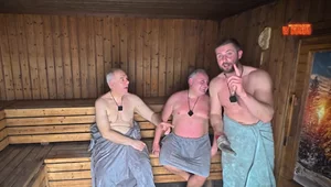 Miniatura: Kłeczek w saunie z Sasinem. TV Republika:...