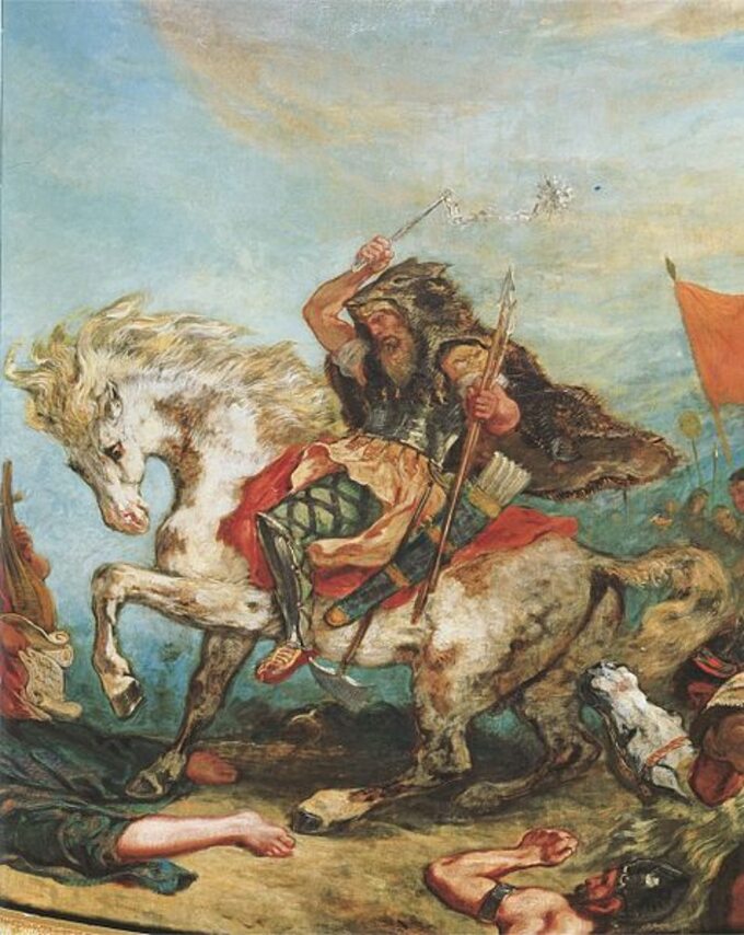 E. Delacroix, „Attyla”