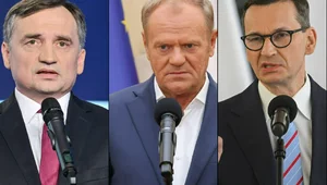 Miniatura: Ziobro kontra Morawiecki. Tusk: Mogę was...
