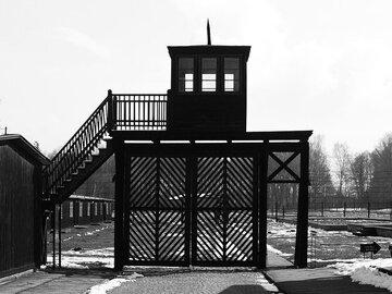 Wejściu do&nbsp;obozu Stutthof