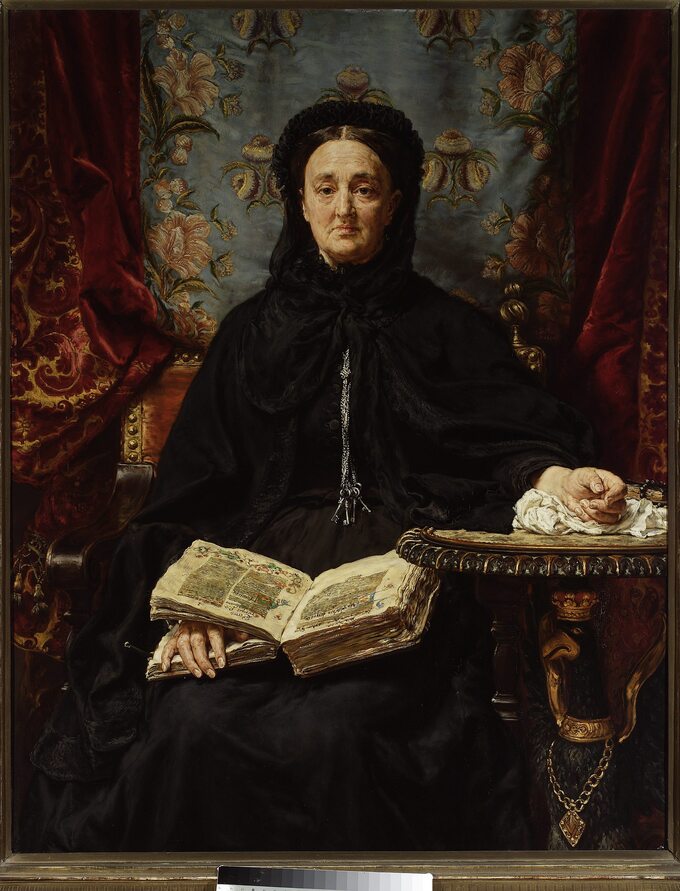 Portret Katarzyny Adamowej Potockiej, mal. Jan Matejko