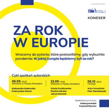 Zapowiedź spotkań "Za rok w&nbsp;Europie"