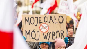 Miniatura: Protest przeciwko przymusowi szczepień w...