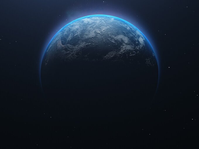 Kosmos, Ziemia. Zdj. ilustracyjne