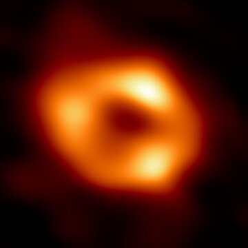 Sagittarius A* -&nbsp;obraz z&nbsp;EHT zrobiony w&nbsp;2022 roku