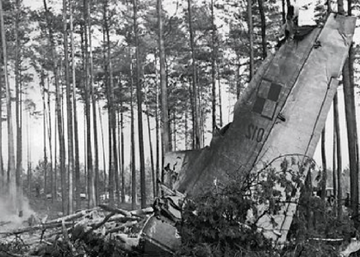 Miejsce katastrofy rządowego An-24