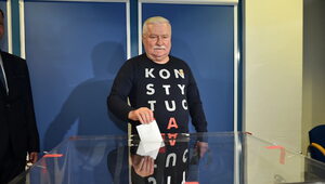 Miniatura: Wałęsa wziął udział w wyborach. Wymowna...