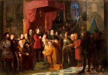Jan Matejko, Carowie Szujscy wprowadzeni przez hetmana Stanisława Ż&oacute;łkiewskiego na&nbsp;sejm warszawski przed kr&oacute;la Zygmunta III