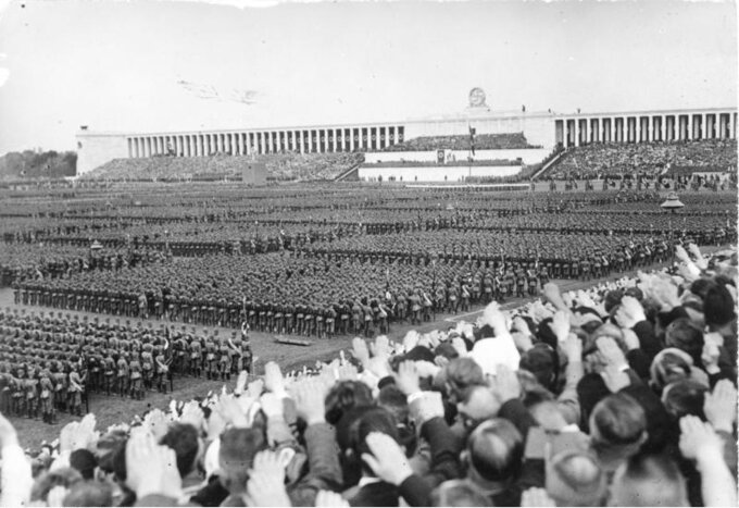 Niemcy w Norymberdze we wrześniu 1937 r.