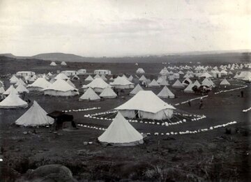 Angielski ob&oacute;z koncentracyjny w&nbsp;Bloemfontein. Fot: The&nbsp;National Archives UK