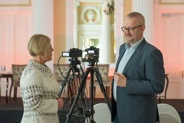 Małopolska kurator Barbara Nowak i Rafał Ziemkiewicz 