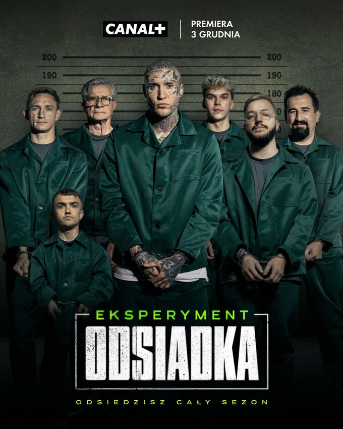"Eksperyment: Odsiadka" już od&nbsp;3 grudnia w&nbsp;Canal+