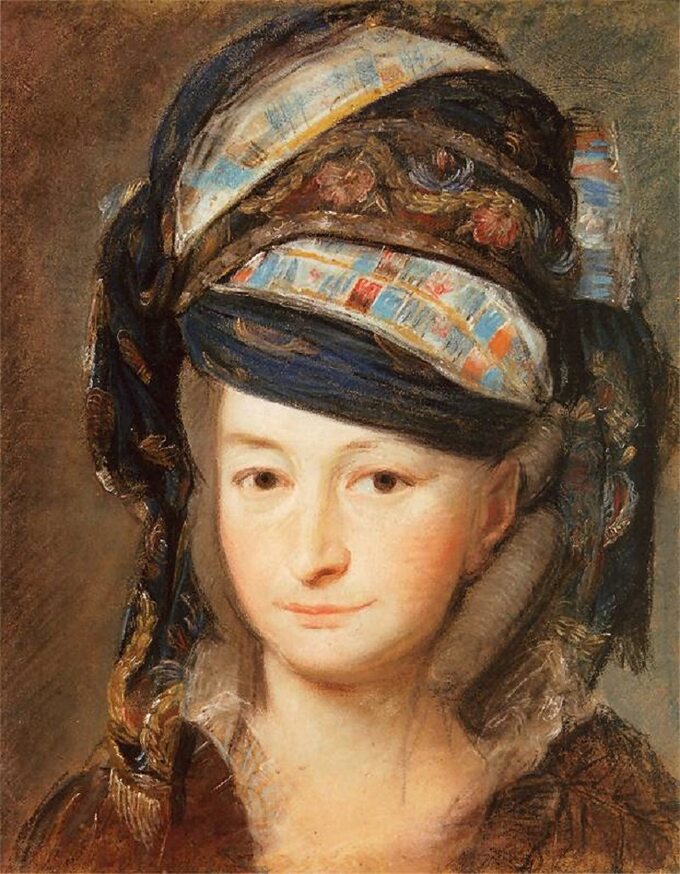 Portret Marii Teresy z Poniatowskich Tyszkiewiczowej. Autor: Kazimierz Wojniakowski.
