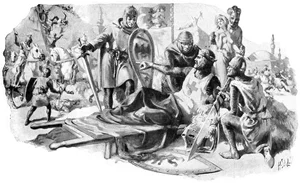 Miniatura: Zhańbiony Ryszard Lwie Serce. Najpierw sam...