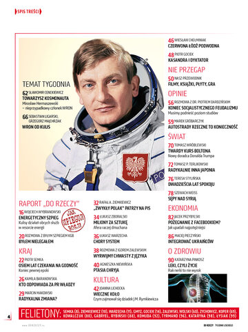 Więcej o&nbsp;tym co&nbsp;znajdziecie Państwo w&nbsp;nowym numerze "Do&nbsp;Rzeczy" [SPIS TREŚCI]