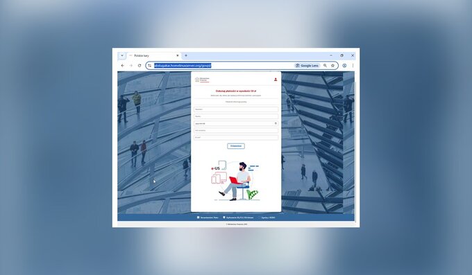 Przykład fałszywej strony internetowej