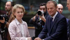 Miniatura: Tusk gratuluje von der Leyen. "Czasy są...