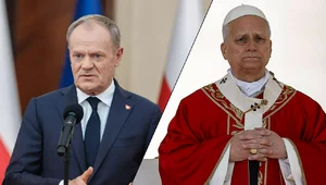 Miniatura: Tusk u papieża. "Ciekawe czy w prezencie...