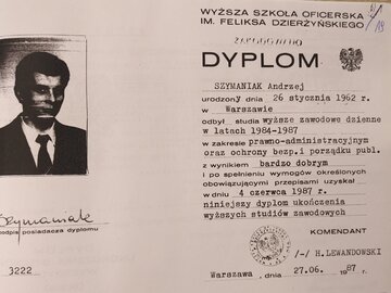 Andrzej Szymaniak -&nbsp;dokumenty