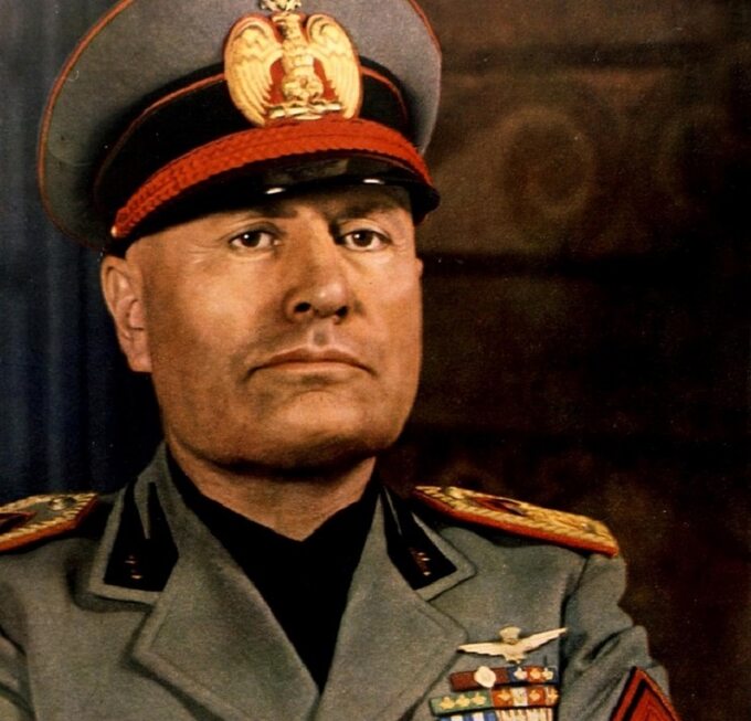 Benito Mussolini w 1940 r.