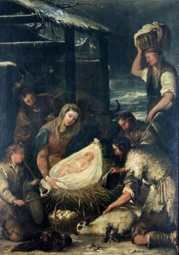 Jose Antolinez, &bdquo;Pokłon pasterzy&rdquo;, po&nbsp;1660