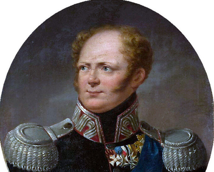 Aleksander I na obrazie Aleksandra Molinariego z 1813 r.