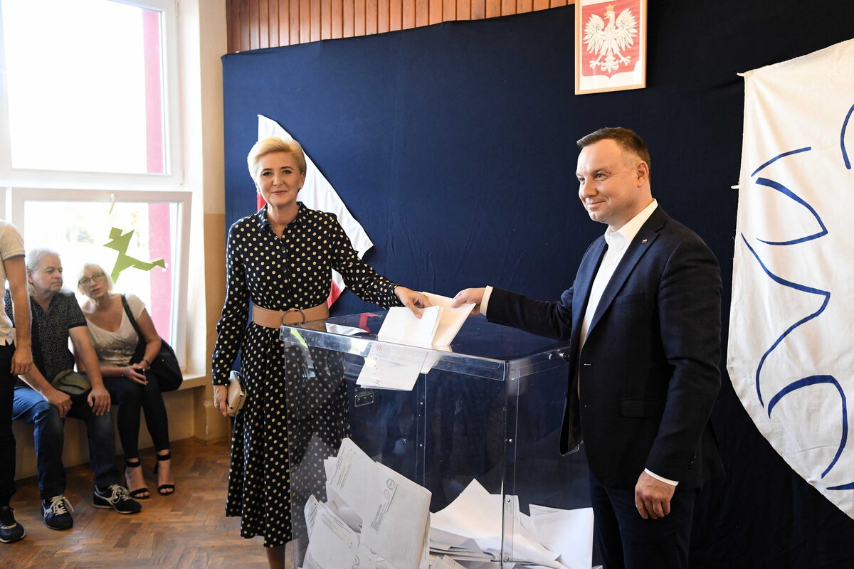 Prezydent Andrzej Duda wraz z Agatą Kornhauser-Dudą 