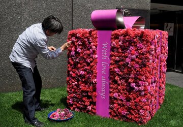 Dekoracja z&nbsp;okazji Dnia Matki. Japonia, Tokio