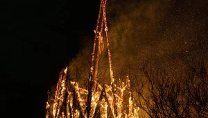 Miniatura: Pożar zabytkowego kościoła. Świątynia...