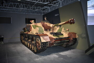 STUG IV na&nbsp;wystawie w&nbsp;muzeum