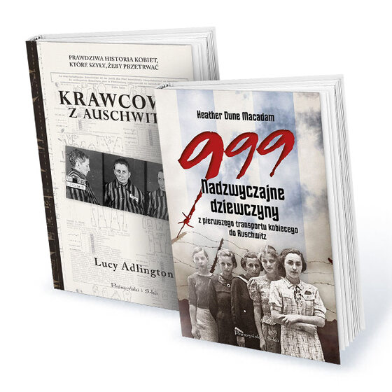 Roczna prenumerata miesięcznika Historia Do Rzeczy z prezentem Heather Dune Macadam: „999. Nadzwyczajne dziewczyny z pierwszego transportu kobiecego do Auschwitz” oraz Lucy Adlington: „Krawcowe z Auschwitz”