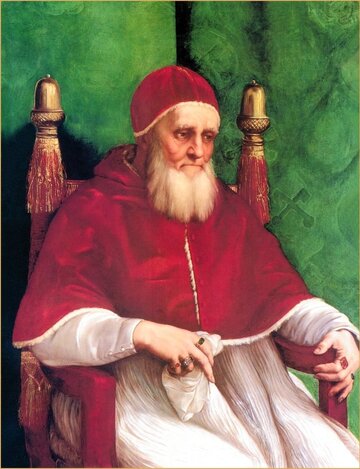 Juliusz II, mal. Rafael