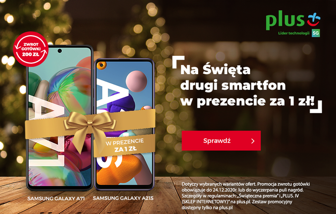 Na święta drugi smartfon w prezencie za 1 zł
