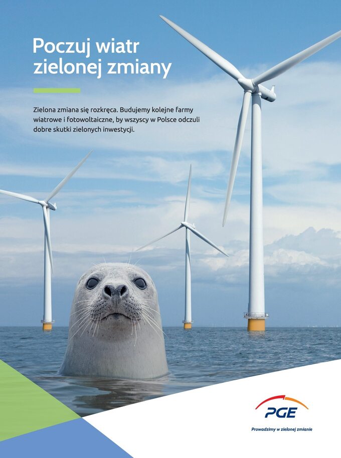 Głos w kampanii reklamowej „PGE Prowadzimy w zielonej zmianie” został oddany zwierzętom zamieszkującym w Polsce