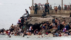 Miniatura: Szturm migrantów na Ceutę. Nowe informacje...