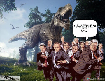 Jak ludzie rzucali w dinozaury kamieniami 