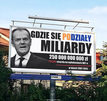 Akcja billboardowa PO - memy 
